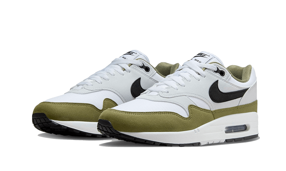 Nike Nike Air Max 1 White Black Medium Olive - FD9082-102