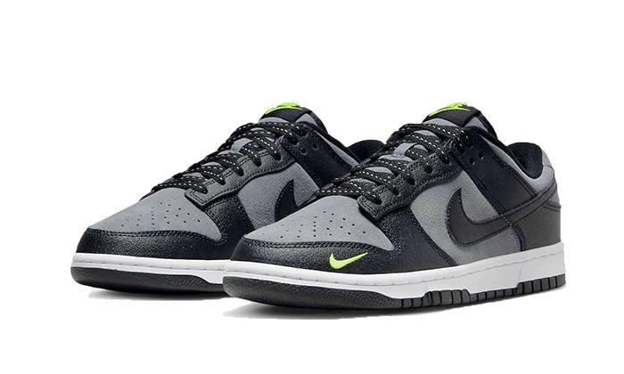 Nike Nike Dunk Low Black Grey Green Strike - FQ2205-001